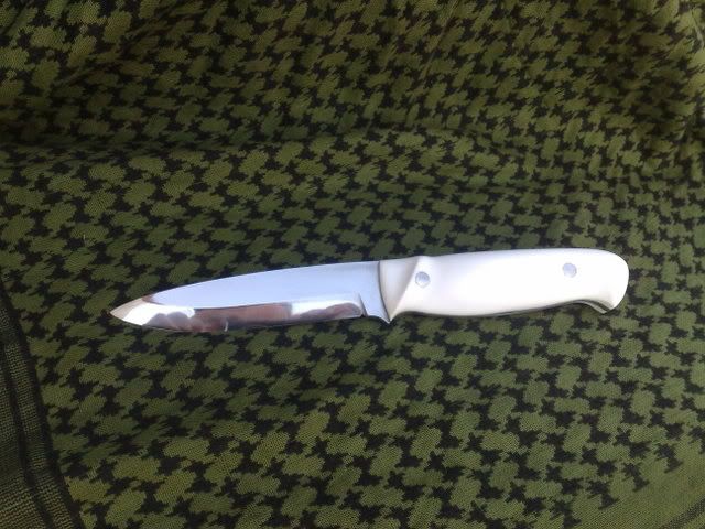 Scandi bushcraft knife