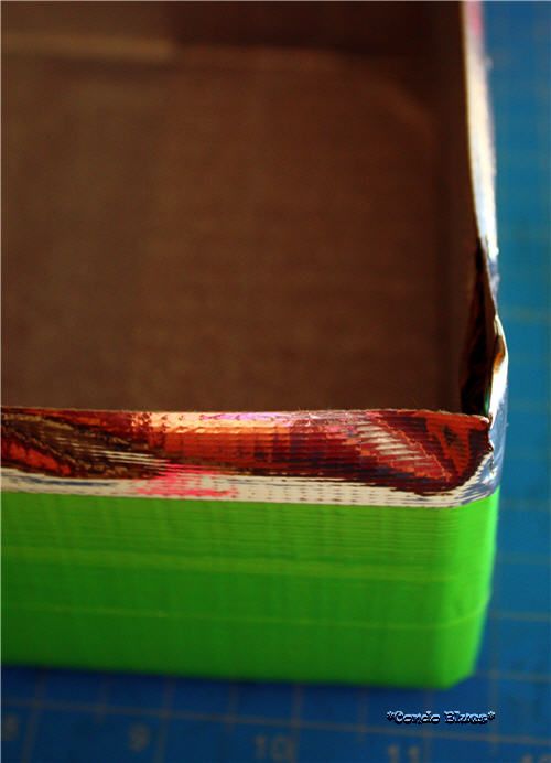 cover box with Duck Tape