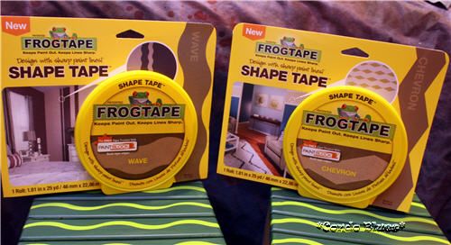 wave and chevron Shape Tape
