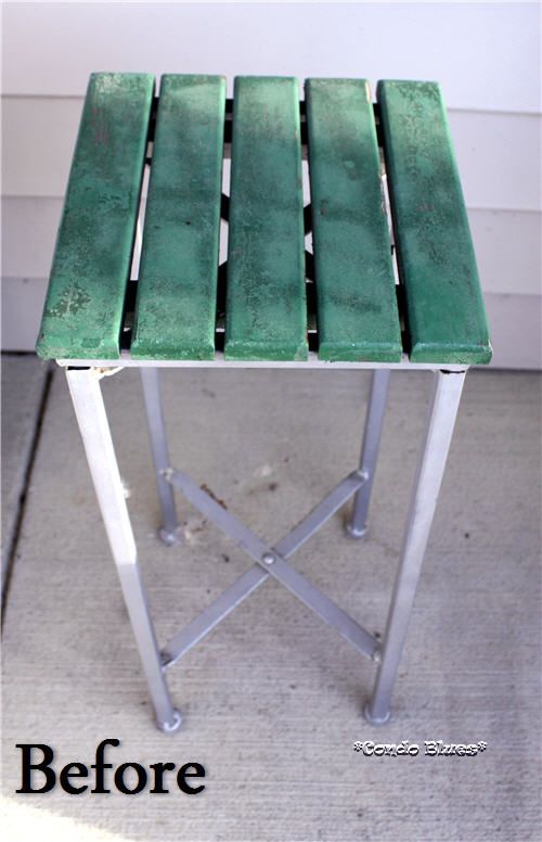 Shape Tape table BEFORE
