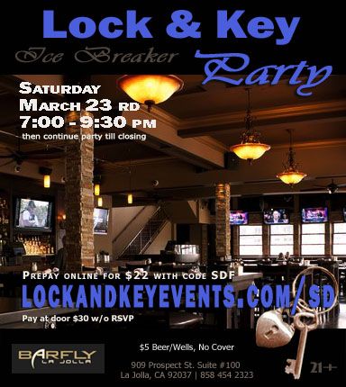 San Diego Singles Lock And Key Events