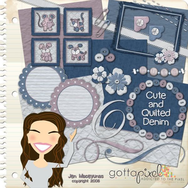 Cute & Quilted Denim Kit