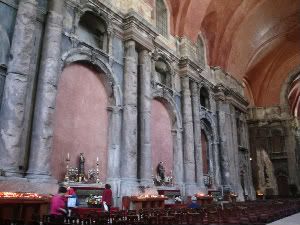 Inside Lisbon Church