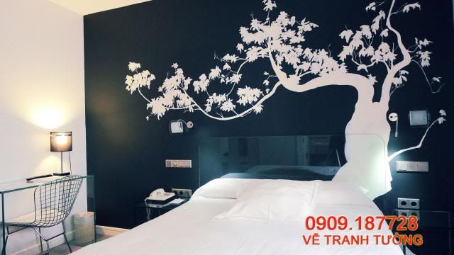 Vẽ tranh tường giá rẻ, quán cà phê, karaoke, bar, nhà trẻ, nhà hàng, shop - 24