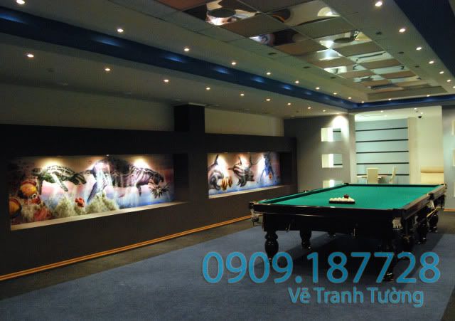 Vẽ tranh tường giá rẻ, quán cà phê, karaoke, bar, nhà trẻ, nhà hàng, shop - 20