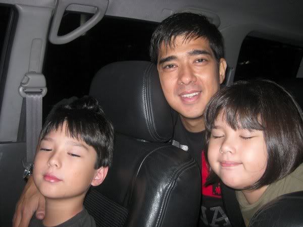 arkin with his dad/sister