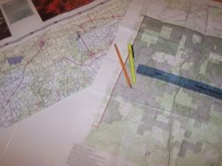Deer Hunting Map topo deer hunting map