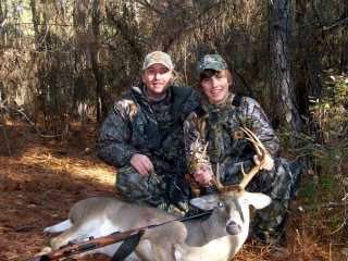 Payton And His Georgia Buck eight pointer