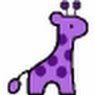 giraffepurpleone.jpg PURPLE GIRAFFE! image by cesitoluvrs06