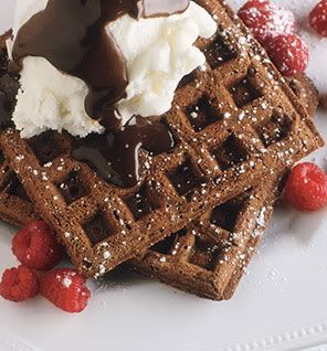 Waffles de Chocolate waffles de chocolate Waffles de Chocolate