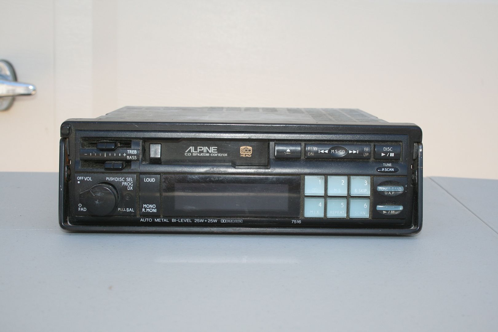 Alpine Vtg PullOut Car Stereo CD Changer Contol 7516 eBay