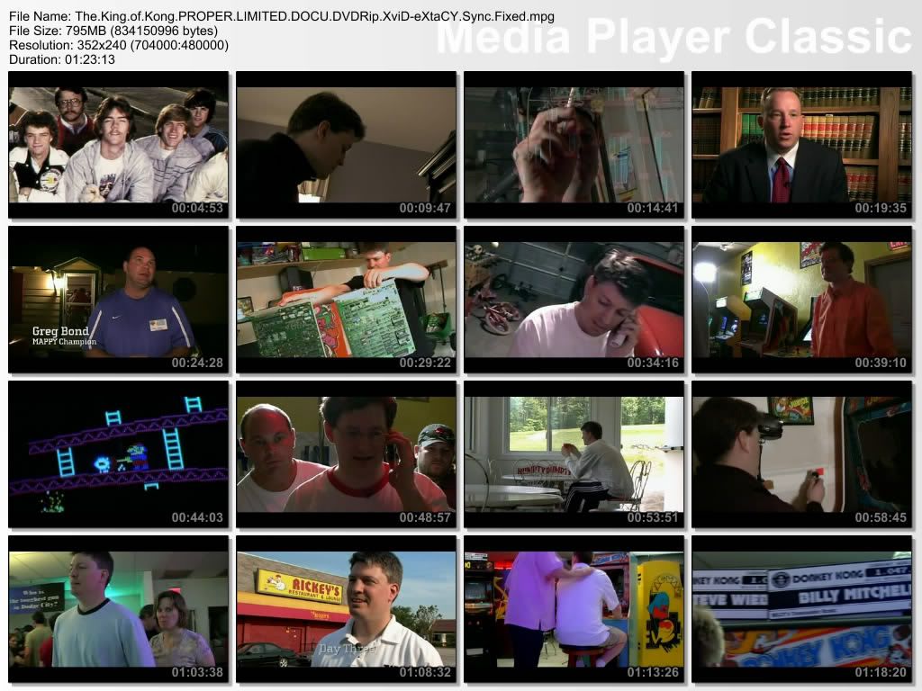 The King of Kong PROPER LIMITED DOCU DVDRip XviD eXtaCY Sync Fixed (A UKB KvCD By CraigT92) preview 1