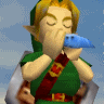 Link playing the OoT Pictures, Images and Photos