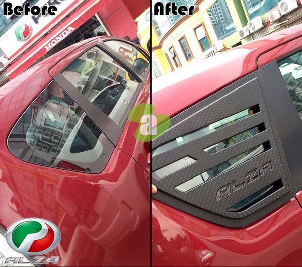 Get Online PROTON, PERODUA, TOYOTA, NISSAN SAXO ABS Side Window Cover Guard Protector