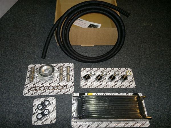 Purchase Online WORKS ENGINEERING Engine Oil Cooler Kit with Oil Filter Relocate Adaptor
