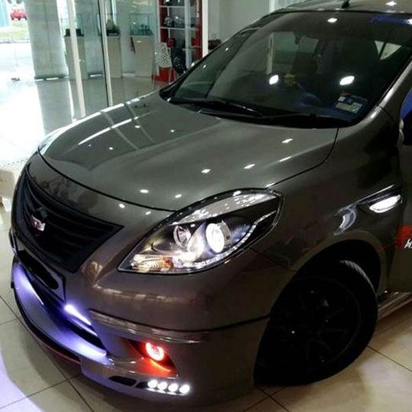 Buy NISSAN ALMERA 2012 2015 EAGLE EYES CCFE Straline LED Projector