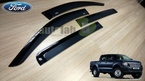 Buy FORD RANGER T6 2011 - 2015 Kevlar Type Carbon Fiber Door Sun Visor