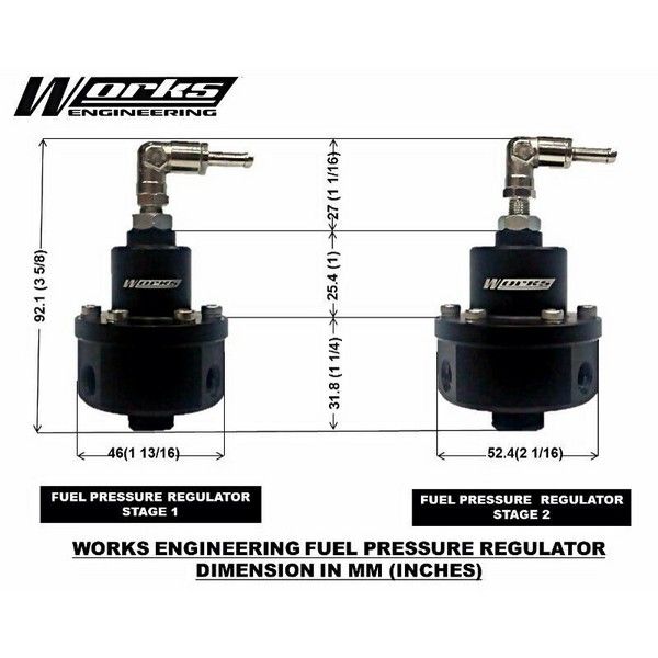 Buy WORKS ENGINEERING USA Fuel Regulator Stage 1 or Stage 2 for N/A or Turbo