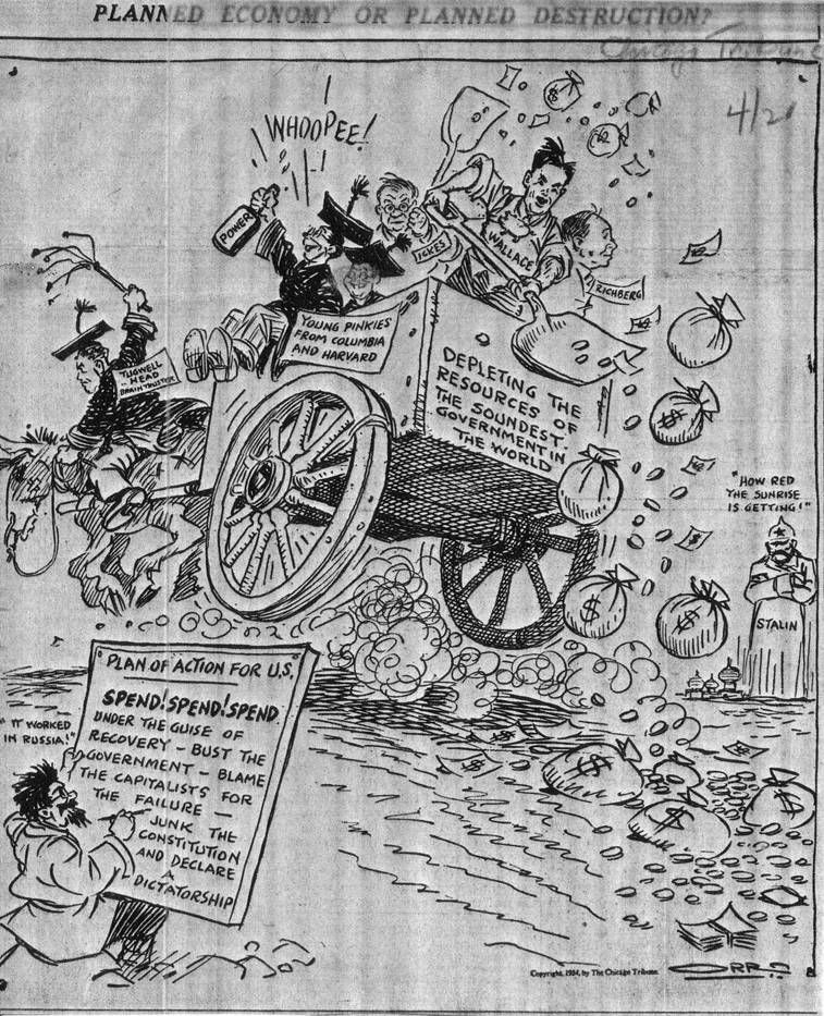 Chicago Tribune 1934 Cartoon