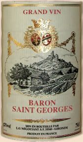 rượu vang baron saint georges