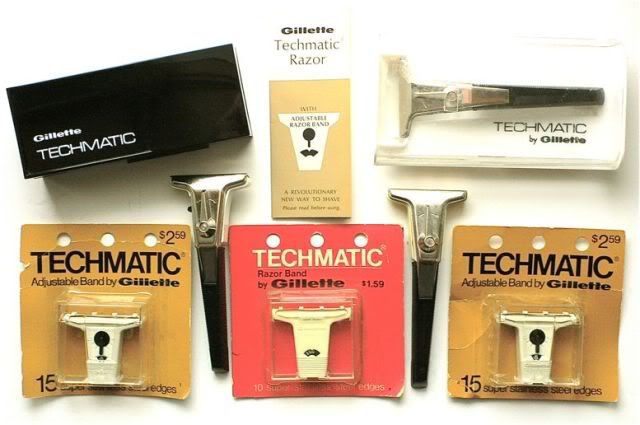 Fs 3 Gillette Techmatic Handles Nos Cartridges