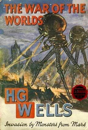 Portada de la edicion de 1913 de La guerra de los mundos