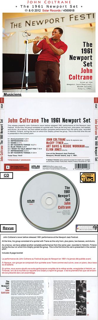 John Coltrane - The 1961 Newport Set (2012) [FLAC] Solar Records} preview 0