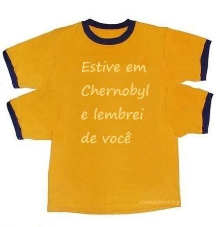 camisa chernobyl duas mangas