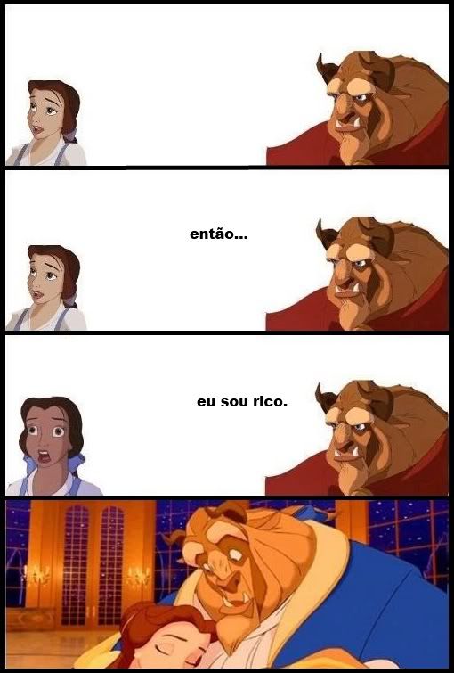 tirinha bela fera