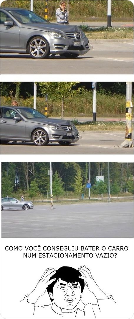 empty parking place woman accident