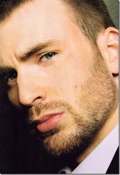 chris evans Now wipe your chin