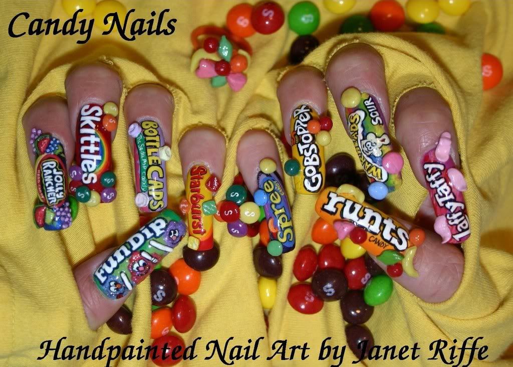 easter designs for nails. nails, by Janet Riffe (Link)