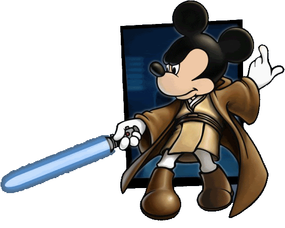 mickey jedi pin