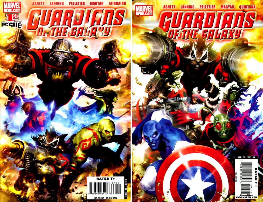 I love comic covers: Homage: Guardians of the Galaxy v2 #1 ...