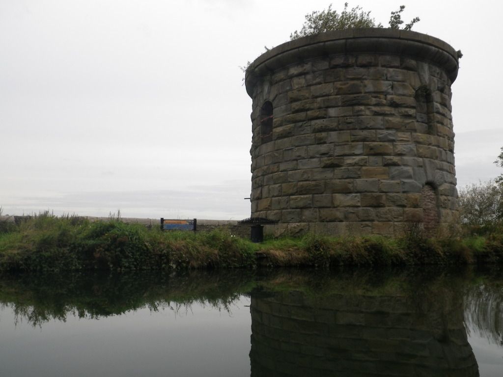 The old Severn railway bridge (remains of) with scale model