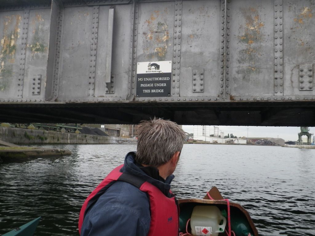 Entering Sharpness Docks