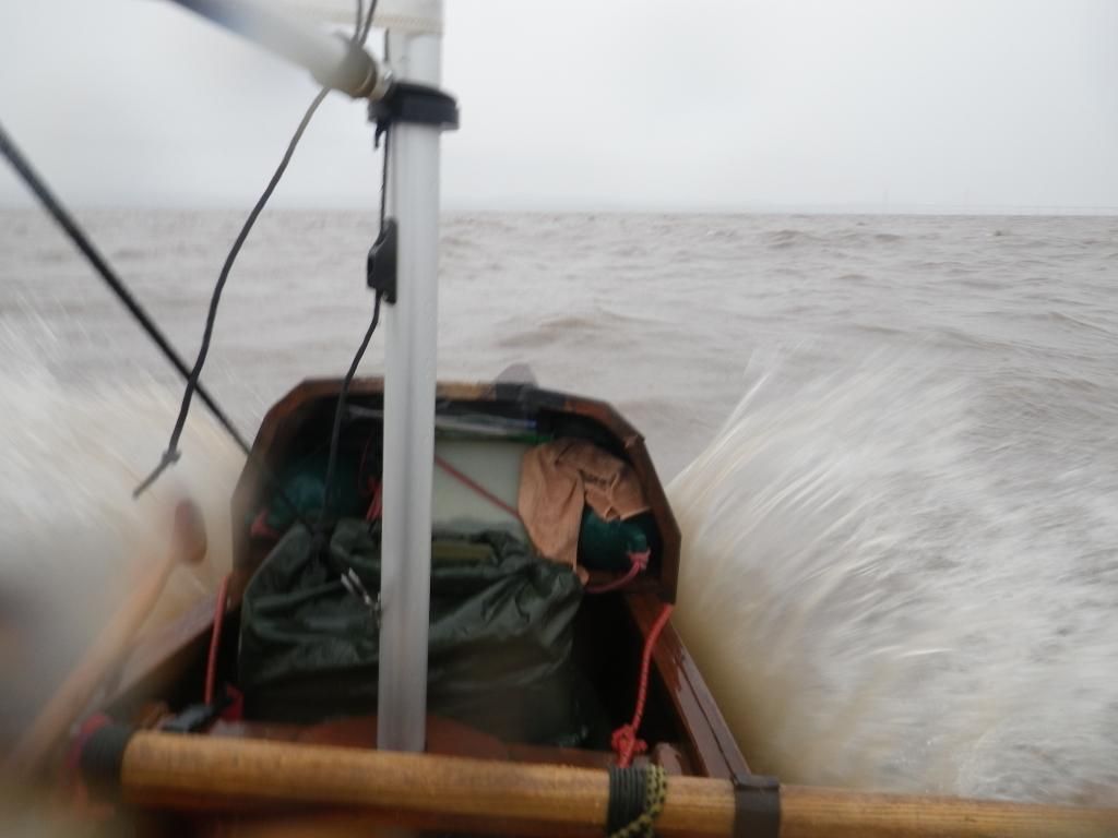 Even sailing with a reefed rig things still became quite exciting!