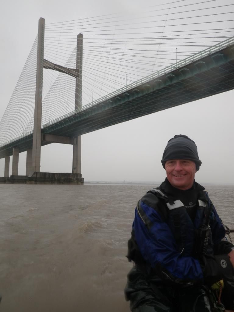 I was enjoying the sail home despite the weather (but I had the drysuit!)