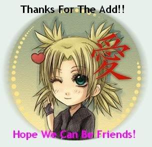 Anime thanks for the add Pictures, Images and Photos