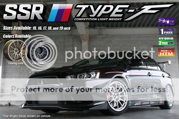 SSR TYPE F In Star Bright Silver! - EvolutionM - Mitsubishi Lancer 