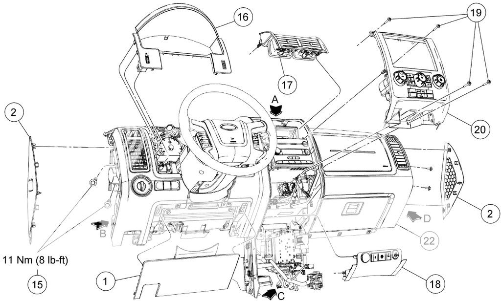 Remove instrument panel ford ranger #9