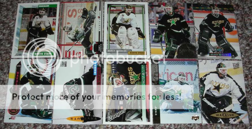 minnesota north stars dallas stars total number of cards 10