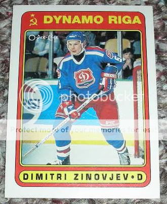 Dmitrijs Zinovjevs 1990 91 O Pee Chee RC Dynamo Riga  