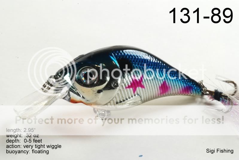 Holographic 2.9 Bass Trout Fishing Lure Bait Tackle  