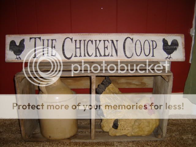 Primitive CHICKEN COOP Country Wood Sign Signs Decor  