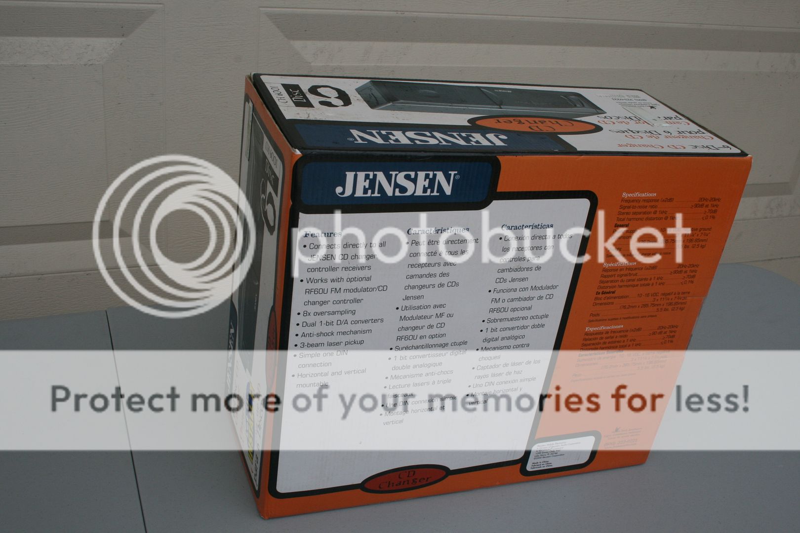 Jensen CH 6001 6 Disc Multi CD Changer Only New in Box