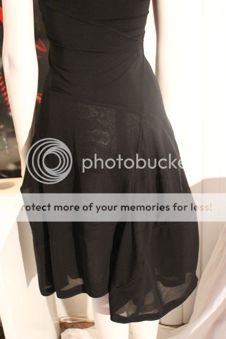 DONNA KARAN NY (Black Label) Layered Dress $1995 Sz 6  