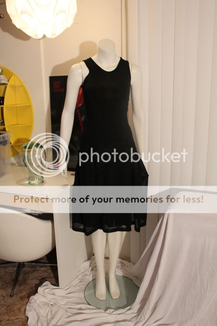 DONNA KARAN NY (Black Label) Layered Dress $1995 Sz 6  