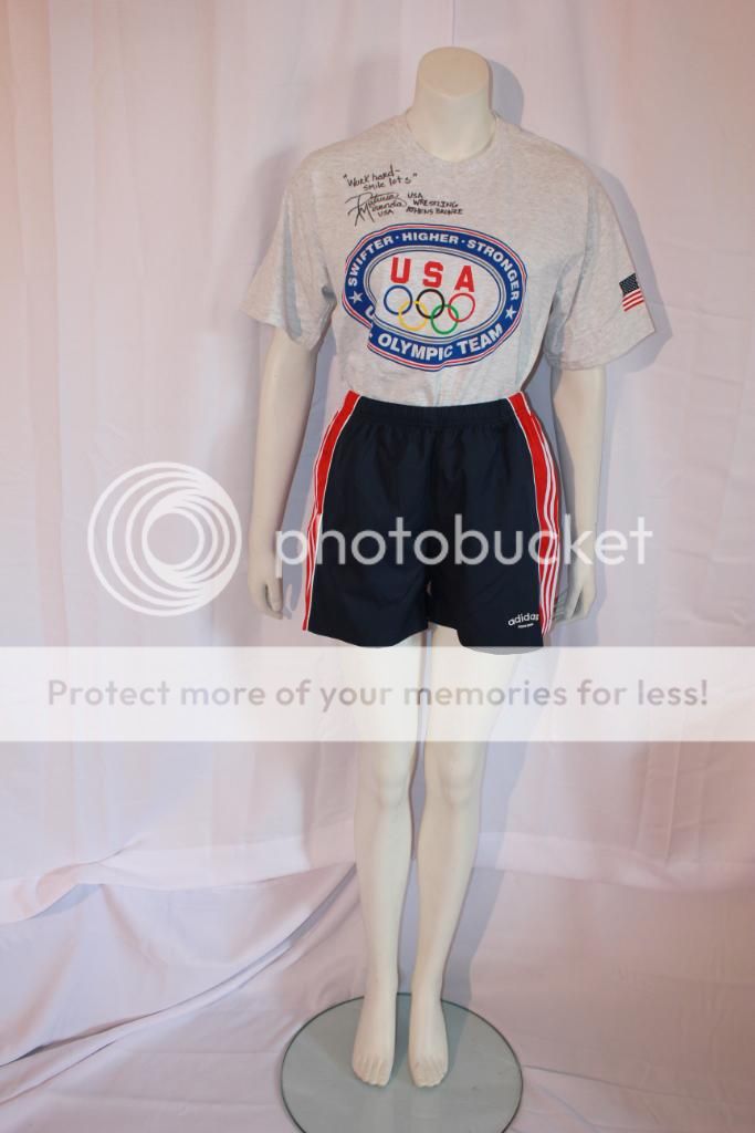 ADIDAS Women Olympic Wrestling Uniform SHORTS+Top Sz M  