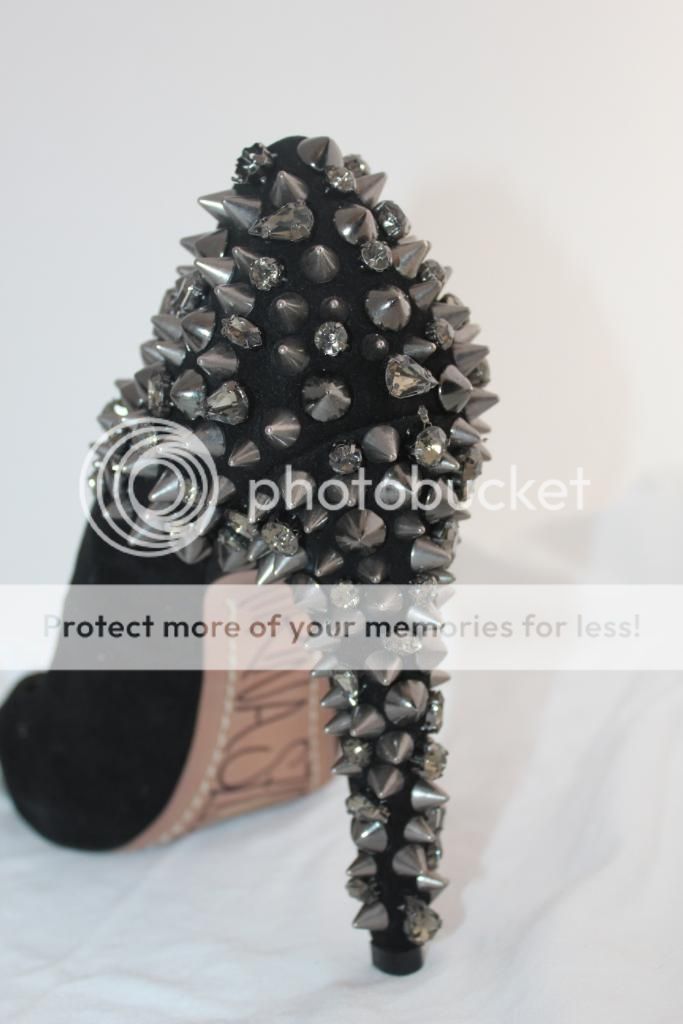 SAM EDELMAN Spiked Lorissa HIGH HEELS Shoes Sz 8